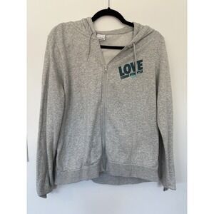 Nike Love Tennis Gray Women's Hoodie Limited Ed Size L